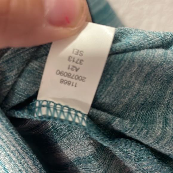 Duluth Trading Co Teal Heather Long Sleeve Tee T-Shirt Small - Picture 4 of 5